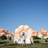 Mini Daisy - Peach Flower Bounce House