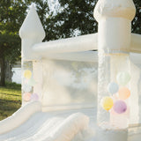 Mini Soirée (PREORDER) - White Bounce House with Clear Columns