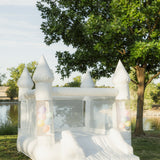 Mini Soirée (PREORDER) - White Bounce House with Clear Columns