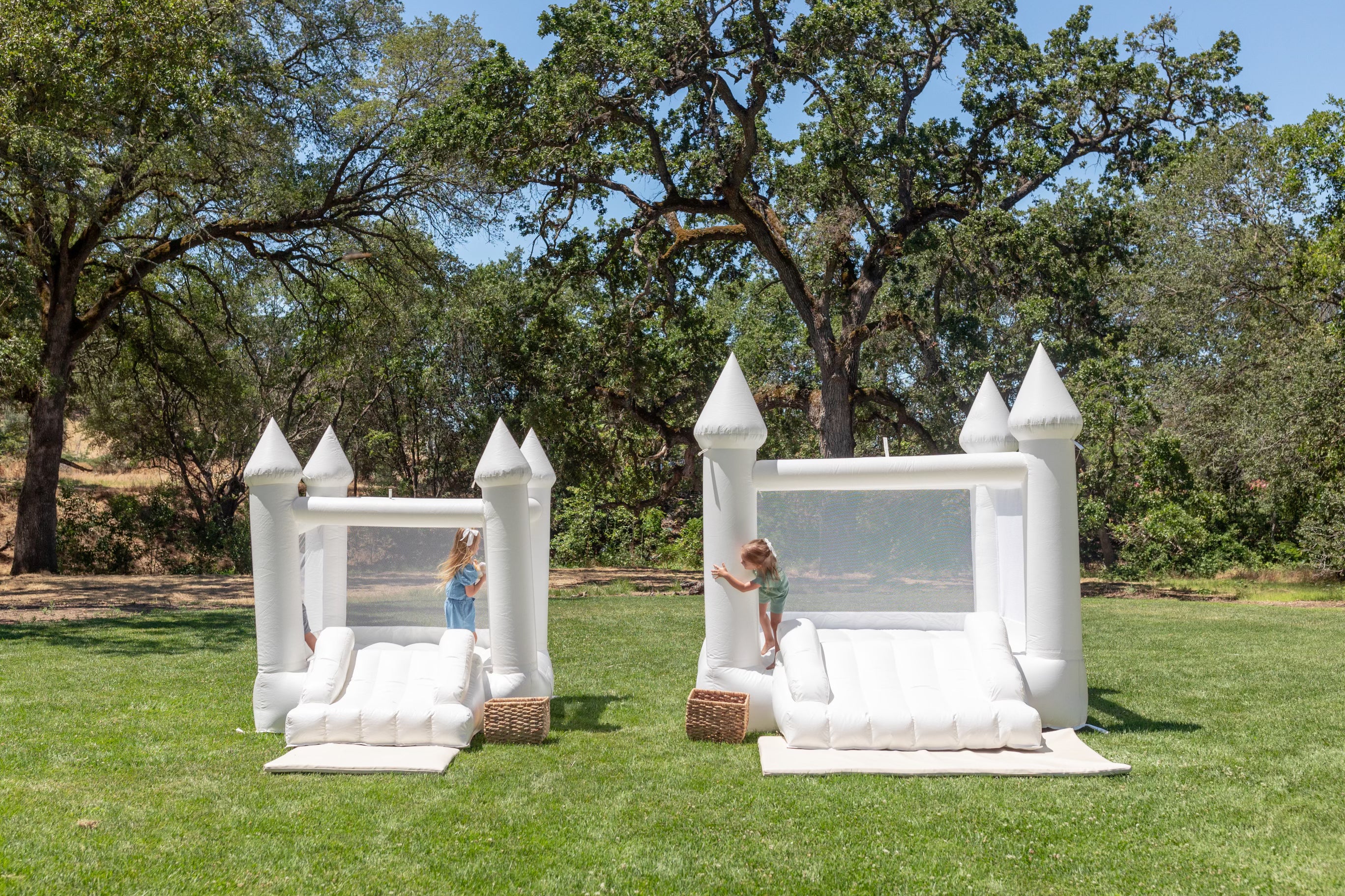 Mini Ella - White COMBO Bounce and Splash Water Slide